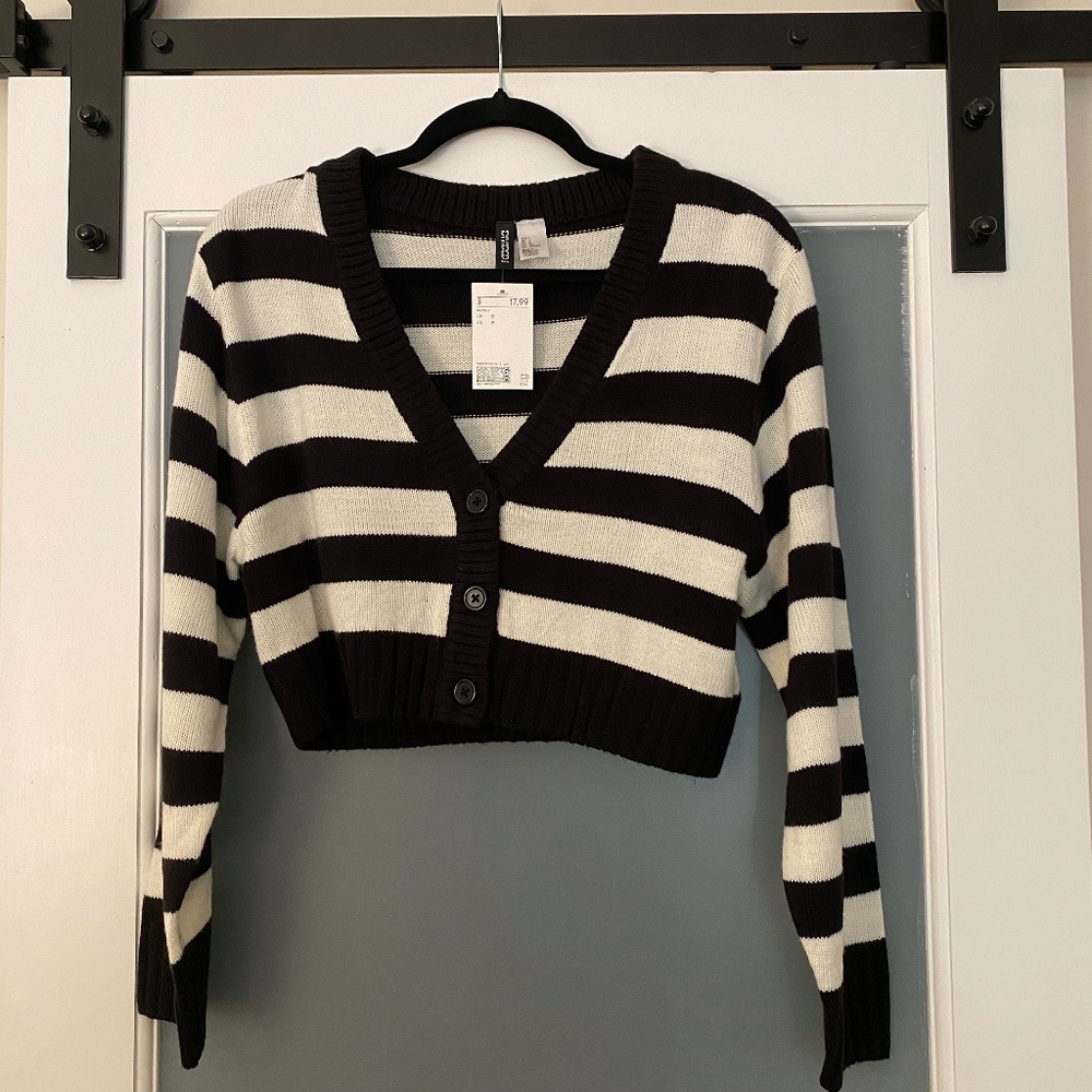 H&M CROPPED CARDIGAN